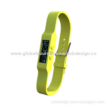 Healthy Silicone Bluetooth 4.0 3D Intelligent Wristband with Low-radiation, Long Standby Time
